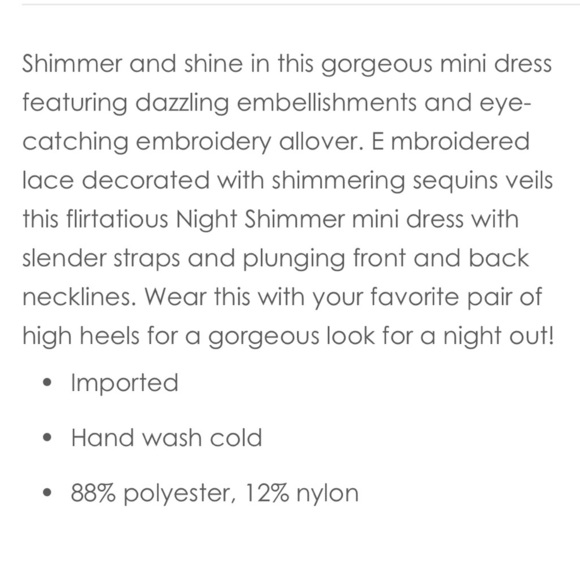 Free People Blue & Nude Sequin Mini Dress - Picture 5 of 16